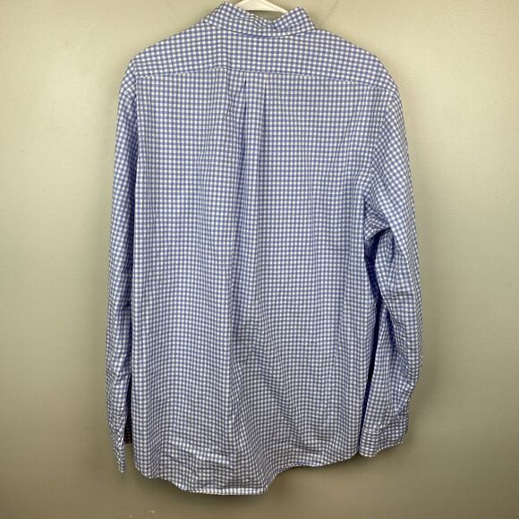 Ralph Lauren Shirt Mens XL Blue White Gingham Check Button Down Dress Classic - Picture 4 of 8